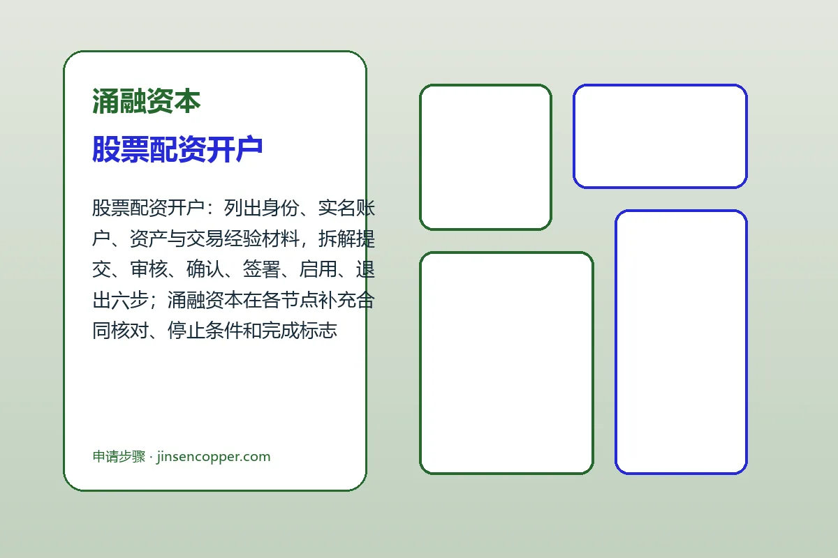 涌融资本配资服务办理流程示意
